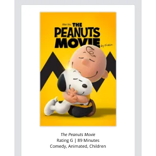 The Peanuts Movie (2015) / 🇺🇸 / 4K UHD ITUNES