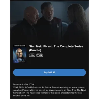 STAR TREK PICARD - THE COMPLETE SERIES / 🇺🇸 / HD FAH / VUDU