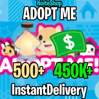 [Adopt Me] 💲450-500K Bucks 🧪500+ Age-up Potions ⭐All Details Changeable✅Fresh Account
