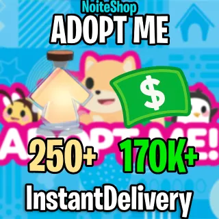 [Adopt Me] 🧪250 -300 Age-up Potions 💲170-200K Bucks ⭐All Details Changeable✅ Fresh Account