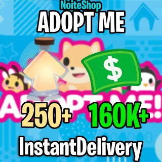 [Adopt Me] 🧪250 Age-up Potions 💲160-200K Bucks ⭐All Details Changeable✅Fresh Account