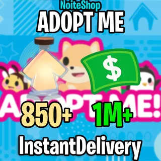 [Adopt Me] 💲1M+ Bucks🧪850+ Age-up Potions ⭐All Details Changeable✅ Fresh Account