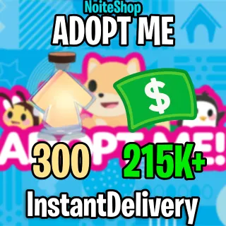 [Adopt Me] 🧪300 Age-up Potions 💲215K+ Bucks ⭐All Details Changeable✅Fresh Account