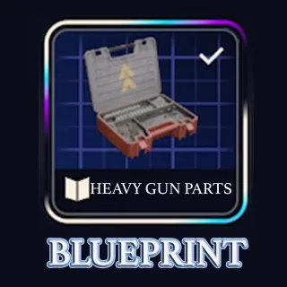HEAVY GUN PARTS BLUEPRINT