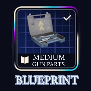 MEDIUM GUN PARTS BLUEPRINT