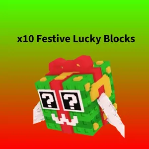x10 Festive Lucky Blocks
