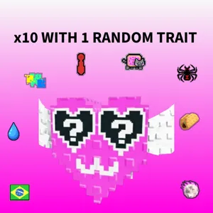 x10 Heart Lucky Blocks