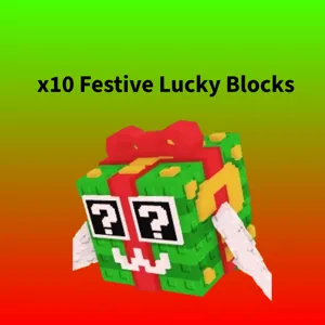 x10 Festive Lucky Blocks
