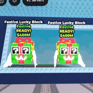 2x Festive Lucky Blocks
