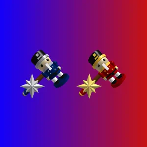 FTF: Blue/Red Nutcracker