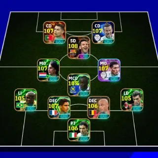 EFOOTBALL MOBILE 3290 OVERRATING