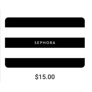 $ 15.00 USD ----Sephora