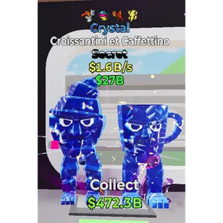 Fortnite Steal The Brainrot Crystal Croissantini et Caffettino 1.6B/s 4traits