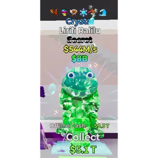 Fortnite Steal the Brainrot Crystal Lirili Ralilu 544M/s 6traits