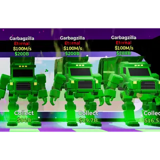 Fortnite Steal the Brainrot Garbagzilla 3X Bundle