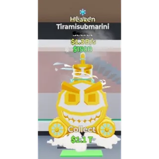 Fortnite Steal The Brainrot Heaven Tiramisubmarini 1.3B/s 1Trait