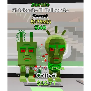 Fortnite Steal The Brainrot Zombie Shtekerito El Bulbonito