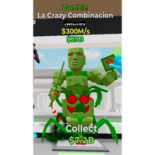 Fortnite Steal the Brainrot Zombie La Crazy Combinacion