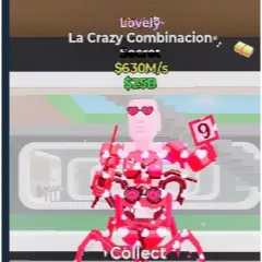 Fortnite Steal The Brainrot Lovely La Crazy Combinacion 630M/s