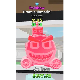 Fortnite Steal The Brainrot Rainbow Tiramisubmarini 1B/s 1Trait