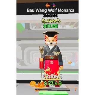 Fortnite Steal The Brainrot Bau Wang Wolf Monarca184M/s
