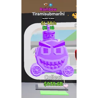 Fortnite Steal the Brainrot Rainbow Tiramisubmarini 1.3B/s 2traits