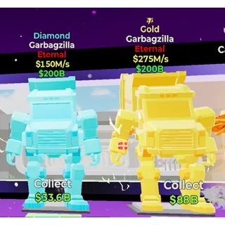 Fortnite Steal the Brainrot Garbagzilla Bundle(Diamond&Gold 1trait)