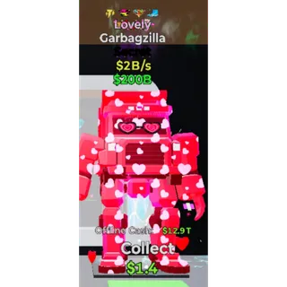 Fortnite Steal the Brainrot Lovely Garbagzilla 2B/s 4traits