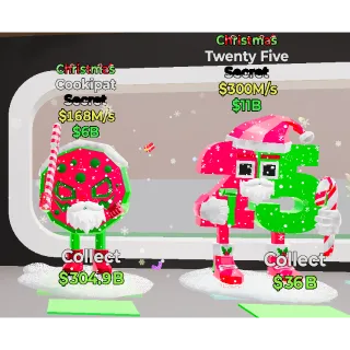 Fortnite Steal The Brainrot Christmas Cookipat168M/s&Christmas Twenty Five300M/s