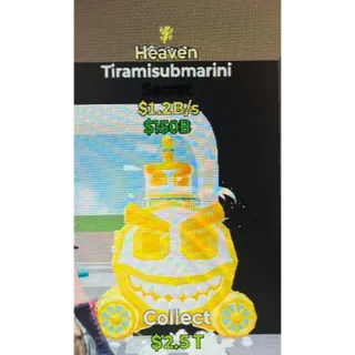 Fortnite Steal The Brainrot Heaven Tiramisubmarini 1.2B/s 1Trait