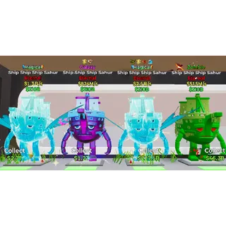 Fortnite Steal the Brainrot Ship Ship Ship Sahur 4X Bundle