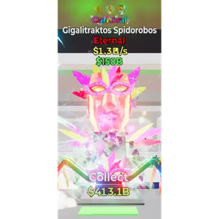 Fortnite Steal the Brainrot Carnival Gigalitraktos Spidorobos 1.3B/s 3traits