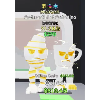 Fortnite Steal The Brainrot Heaven Croissantini et Caffettino 1.2B/s 3Traits