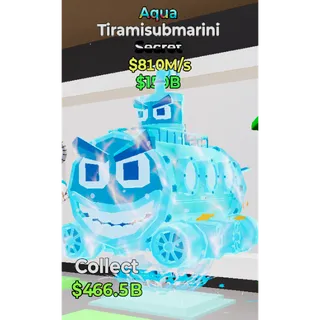 Fortnite Steal the Brainrot Rainbow Tiramisubmarini 810M/s