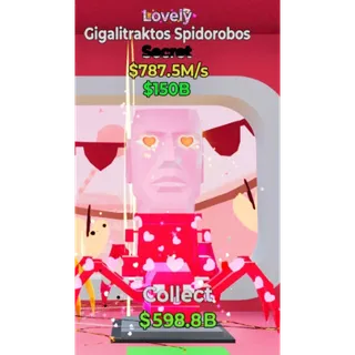 Fortnite Steal The Brainrot Lovely Gigalitraktos Spidorobos 787.5m/s