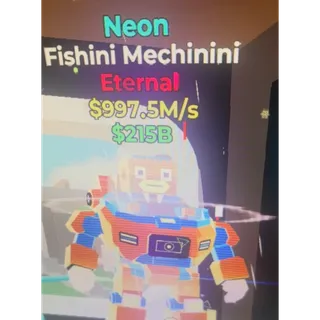 Fortnite Steal the Brainrot Neon fishini Mechinini