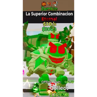 Fortnite Steal the Brainrot Zombie La Superior Combinacion 3B/s 3traits