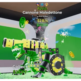 Fortnite Steal the Brainrot Toxic Cannone Maledettone 2B/s 3traits