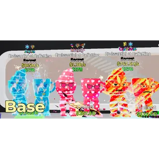 Fortnite Steal The Brainrot Croissantini et Caffettino Bundle (3x) Lovely one 1.3B/s+