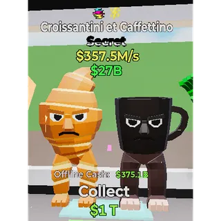 Fortnite Steal The Brainrot Croissantini et Caffettino357.5M/s