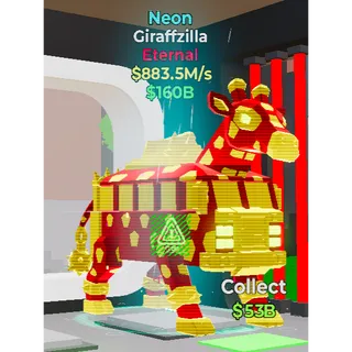 Fortnite Steal the Brainrot Neon Giraffzilla 883.5M/s