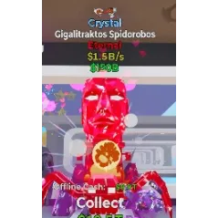 Fortnite Steal the Brainrot Crystal Gigalitraktos Spidorobos 1.5B/s 2traits