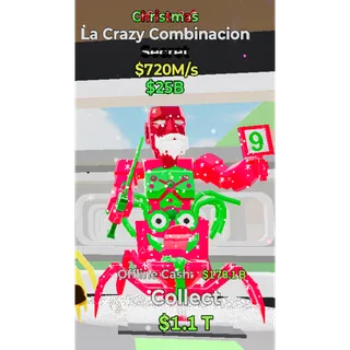 Fortnite Steal the Brainrot Christmas La Crazy Combinacion