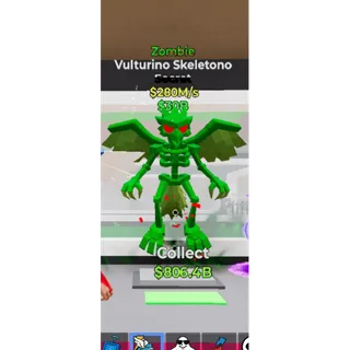 Fortnite Steal the Brainrot Zombie Vulturino Skeletono