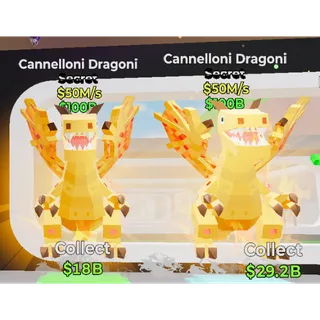 Fortnite Steal the Brainrot Cannelloni Dragoni X2