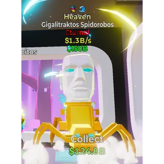 Fortnite Steal the Brainrot Heaven Gigalitraktos Spidorobos 1.3B/s 2traits