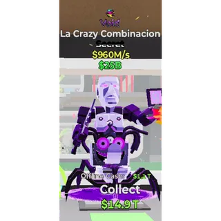 Fortnite Steal the Brainrot Void La Crazy Combinacion 960m/s