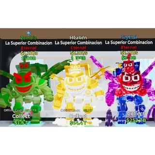 Fortnite Steal the Brainrot La Superior Combinacion Bundle(Heaven/Crystal/Zombie)