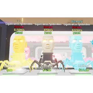 Fortnite Steal the Brainrot Gigalitraktos Spidorobos 3X Bundle