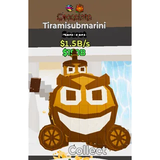 Fortnite Steal the Brainrot Chocolate Tiramisubmarini 1.5B/s 2traits